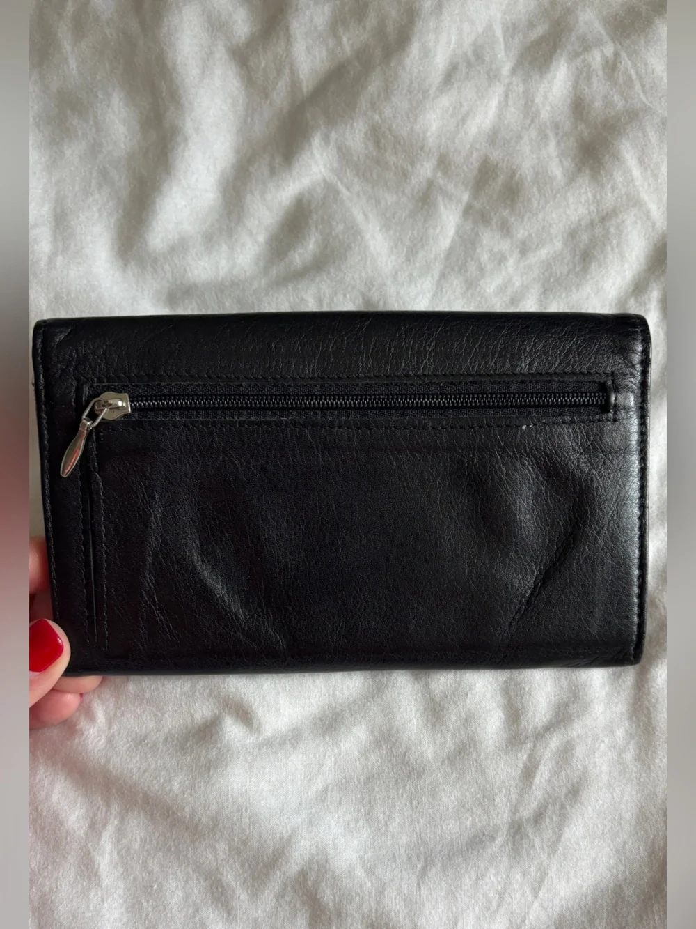 Harley-Davidson Black Leather 100 Years Wing Logo Wallet